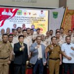 Bupati JKA Lantik Pengurus Komite Olahraga Nasional Indonesia (KONI) Kabupaten Padang Pariaman masa bakti 2024–2028